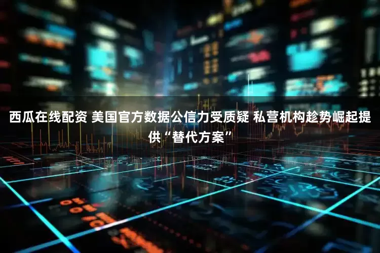 西瓜在线配资 美国官方数据公信力受质疑 私营机构趁势崛起提供“替代方案”